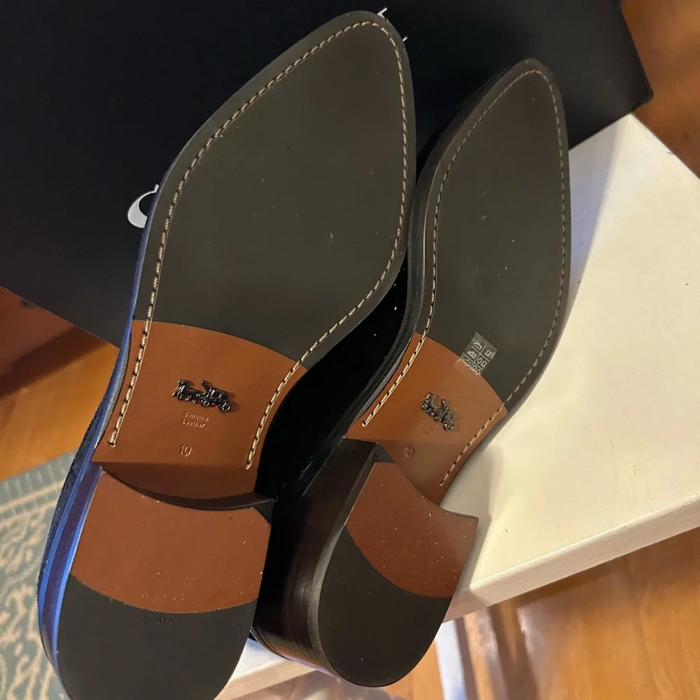 Coach Woman’s Black Suede Bowery Ankle Booties, 10 B - Picture 4 of 9